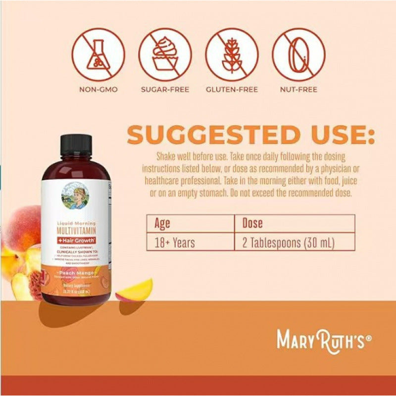 Peach Mango Multivitamin Liquid Drops